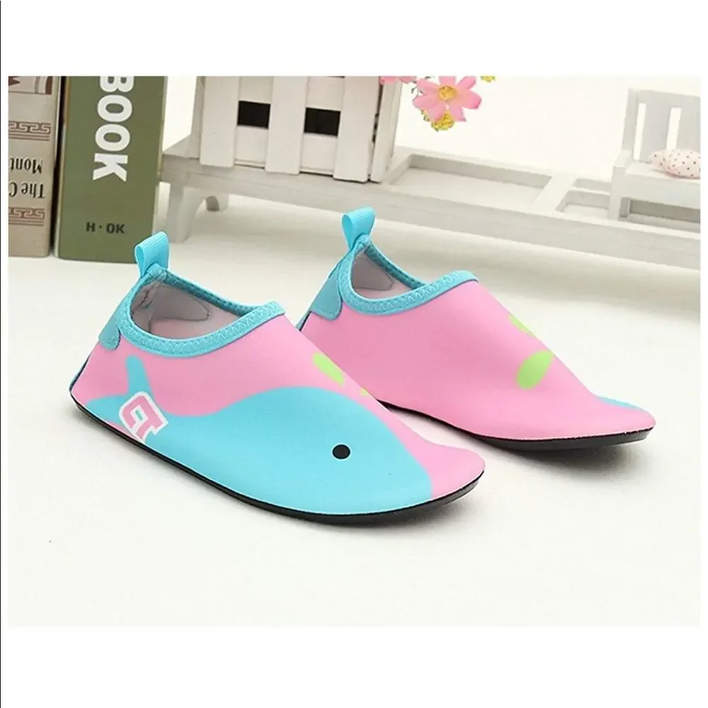 Toddler Water Shoes Pink Whale